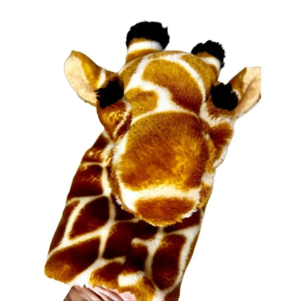 Plush Giraffe Hand Puppet Made By The Puppet Company